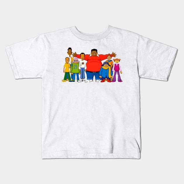 Fat Albert Gonna Have a Good Time Art Kids T-Shirt by woleswaeh